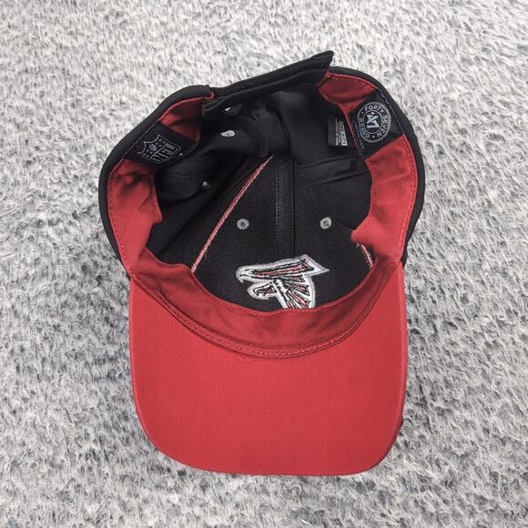 Atlanta Falcons Hat Adult One Size NFL Black Red Gray Adjustable Strapback 47 - Picture 6 of 6